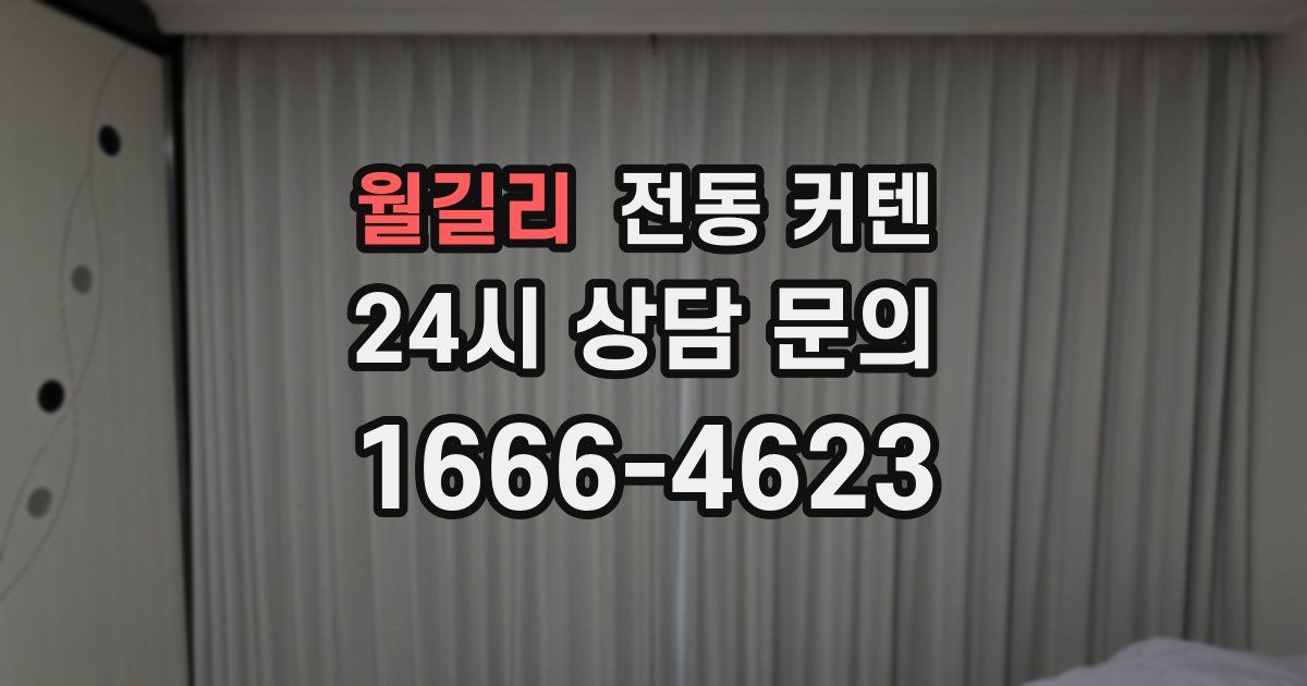 월길리 전동 커텐