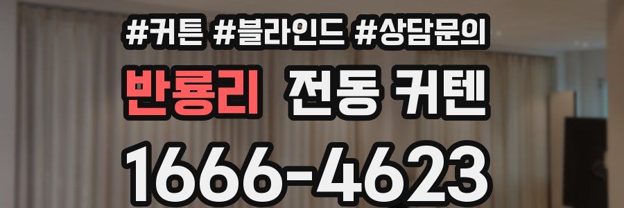 반룡리 전동 커텐