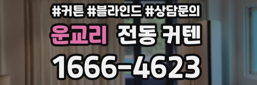 운교리 전동 커텐