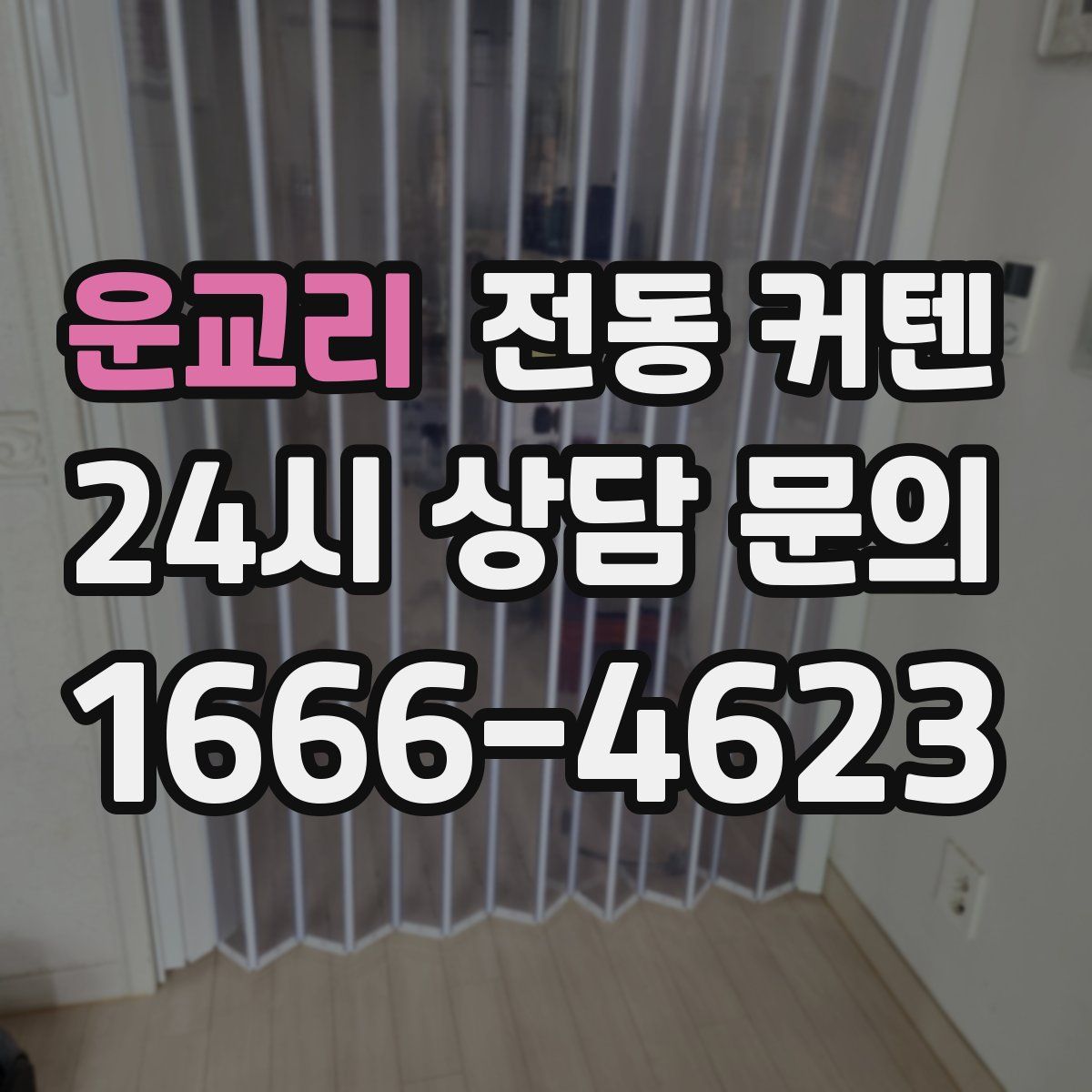 운교리 전동 커텐