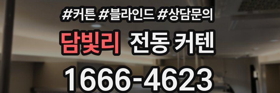 담빛리 전동 커텐
