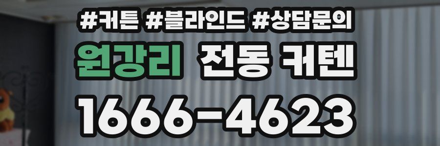 원강리 전동 커텐
