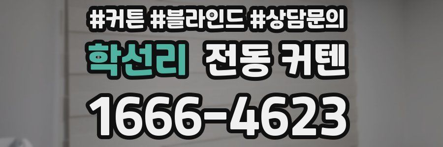 학선리 전동 커텐