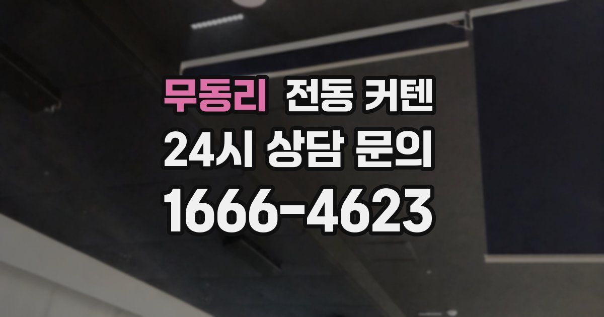 무동리 전동 커텐