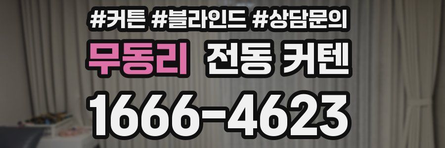 무동리 전동 커텐