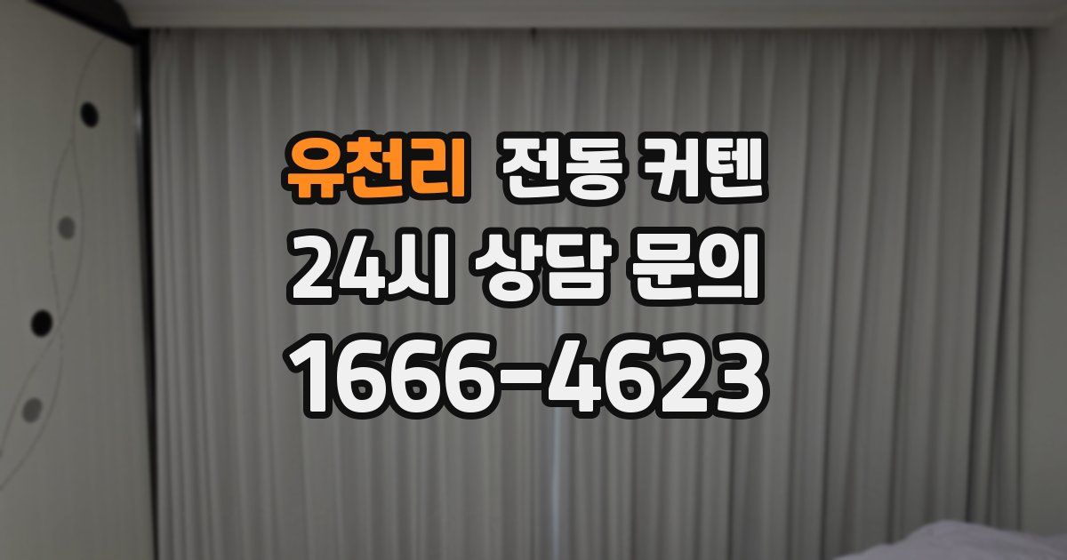 유천리 전동 커텐