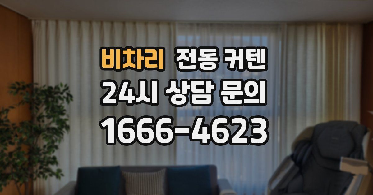 비차리 전동 커텐