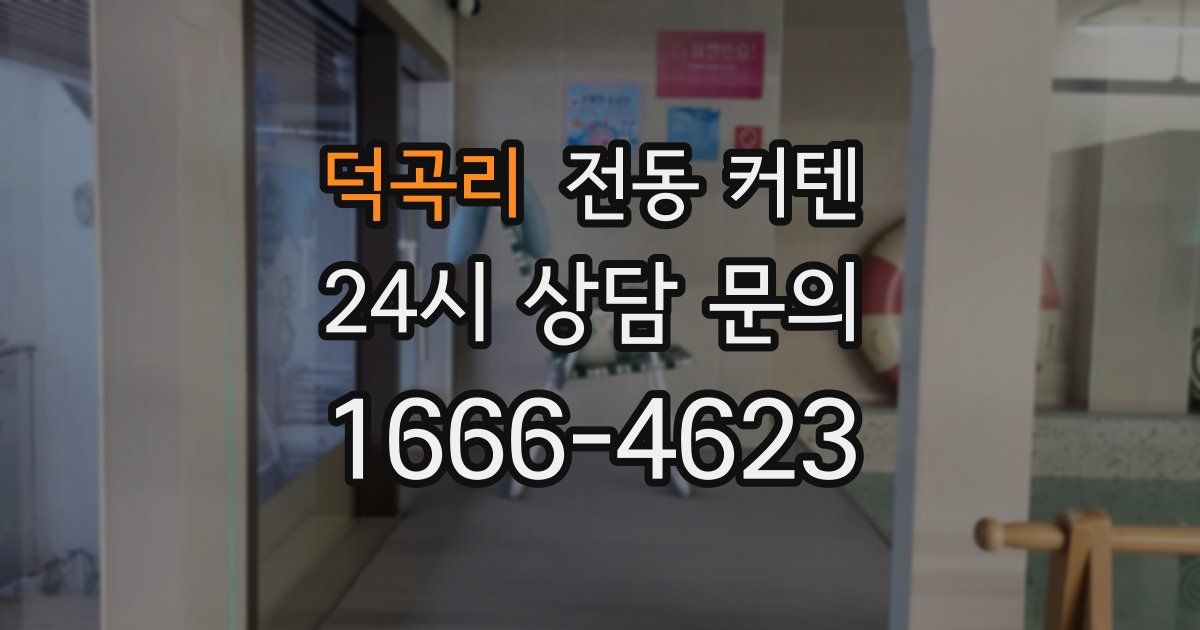덕곡리 전동 커텐