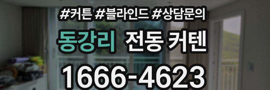 동강리 전동 커텐