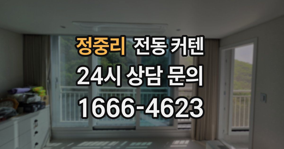 정중리 전동 커텐