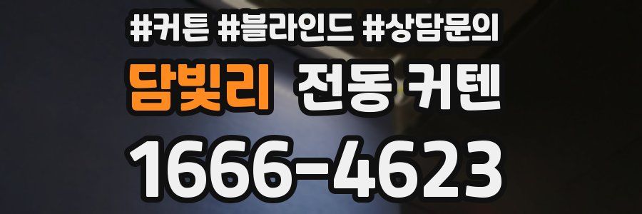 담빛리 전동 커텐