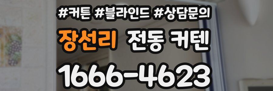 장선리 전동 커텐
