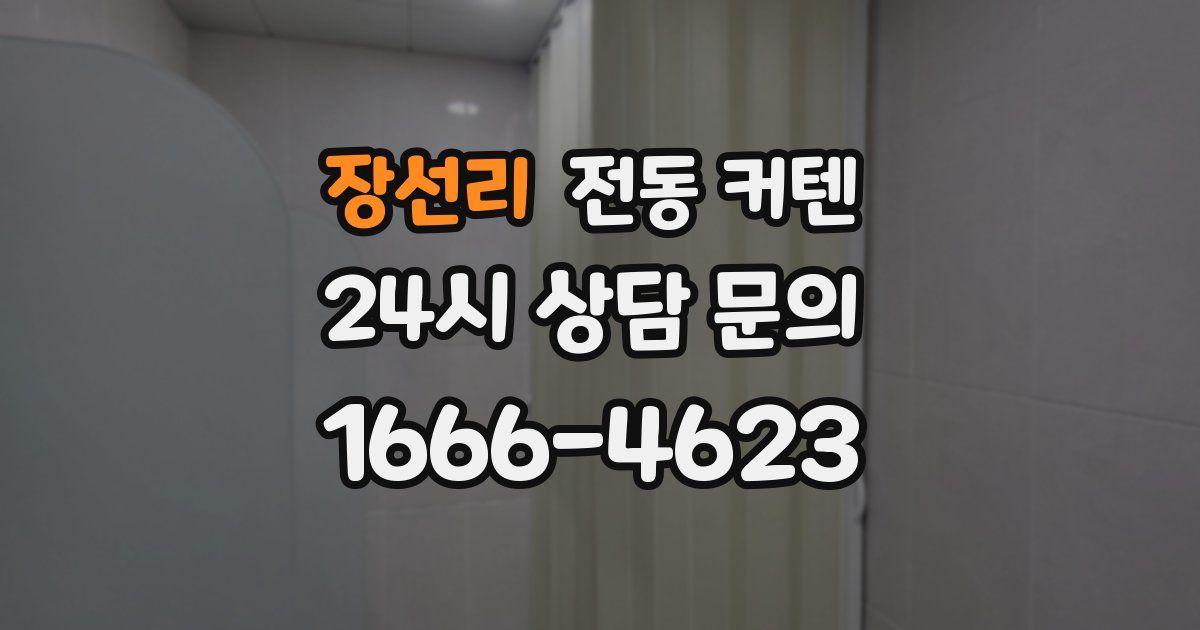 장선리 전동 커텐