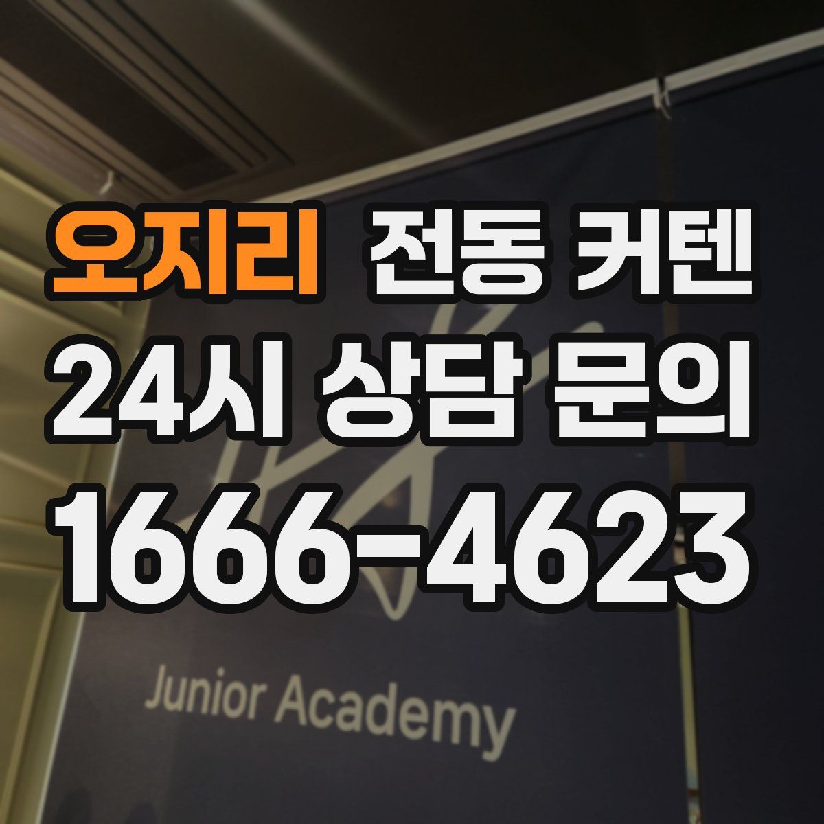 오지리 전동 커텐