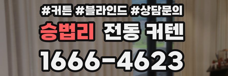 승법리 전동 커텐