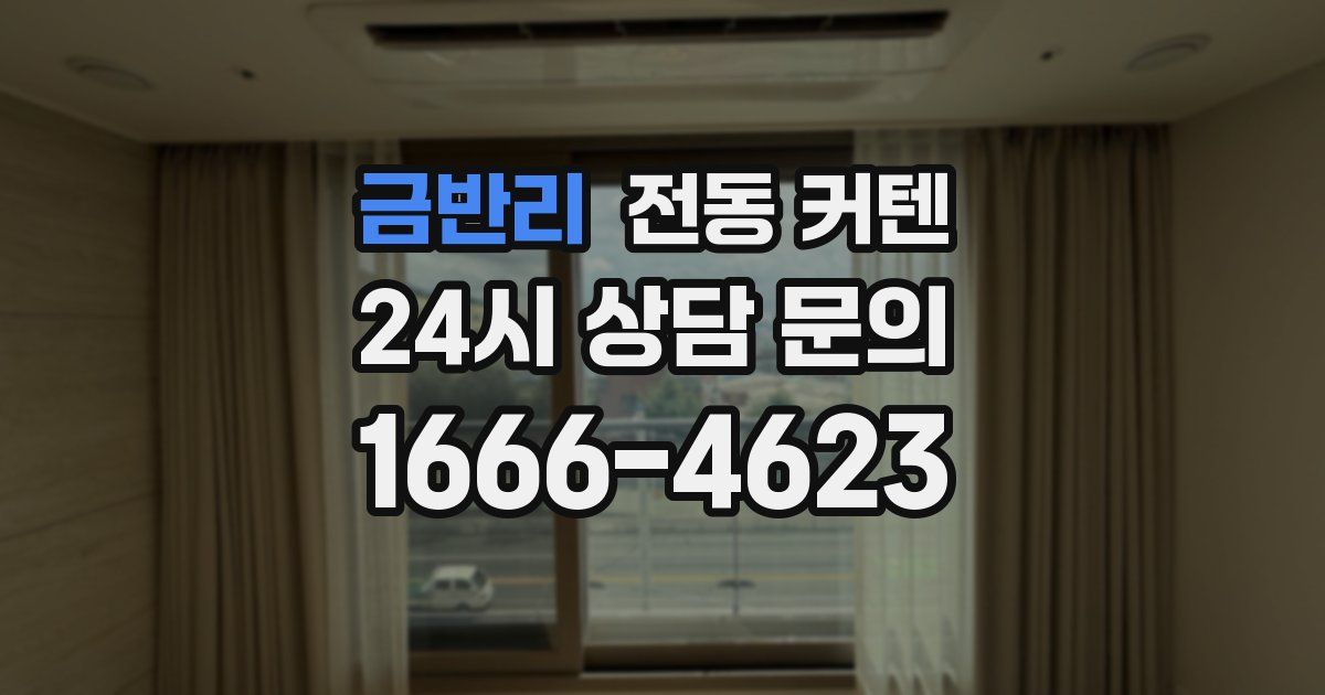 금반리 전동 커텐
