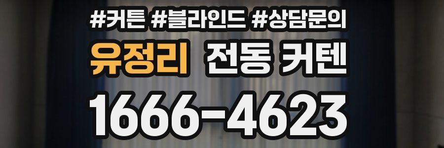 유정리 전동 커텐