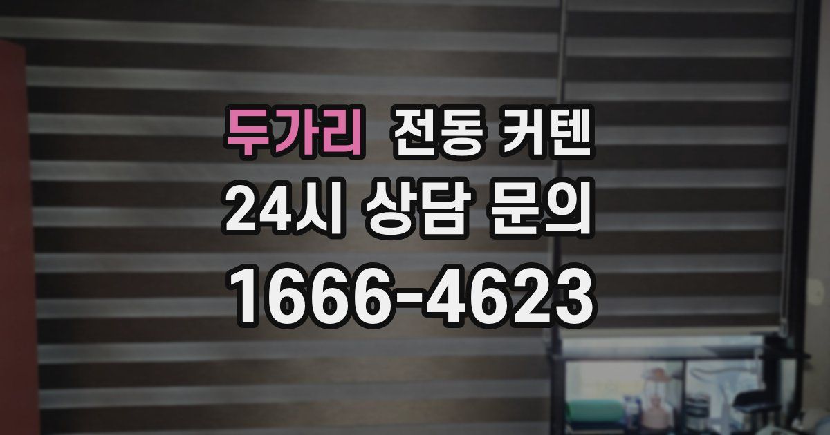 두가리 전동 커텐