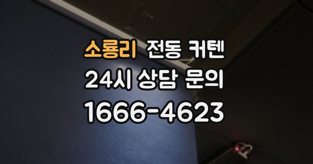 소룡리 전동 커텐