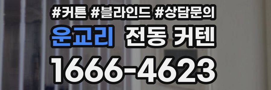 운교리 전동 커텐