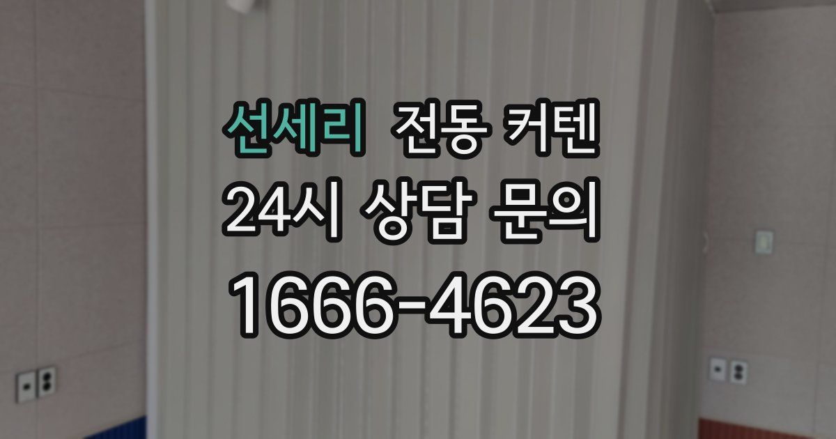 선세리 전동 커텐