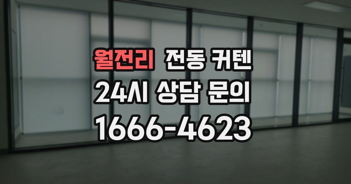 월전리 전동 커텐
