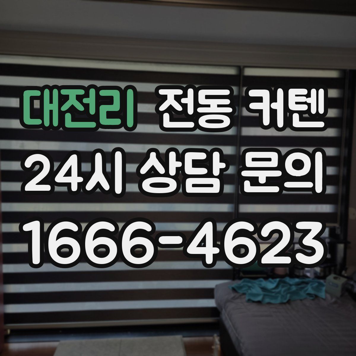 대전리 전동 커텐
