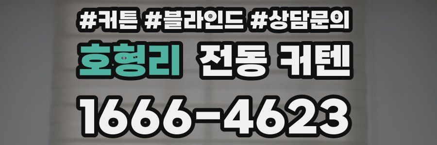 호형리 전동 커텐