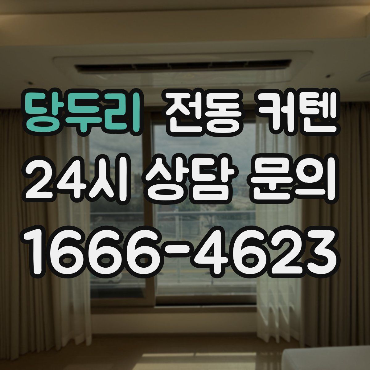 당두리 전동 커텐