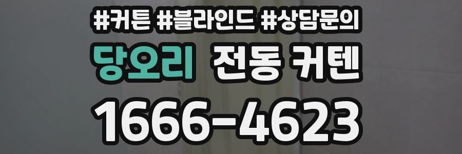 당오리 전동 커텐