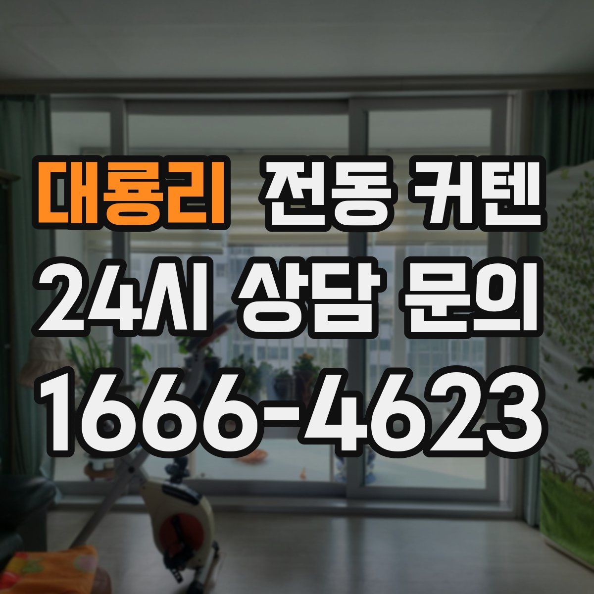 대룡리 전동 커텐