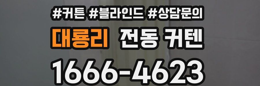 대룡리 전동 커텐