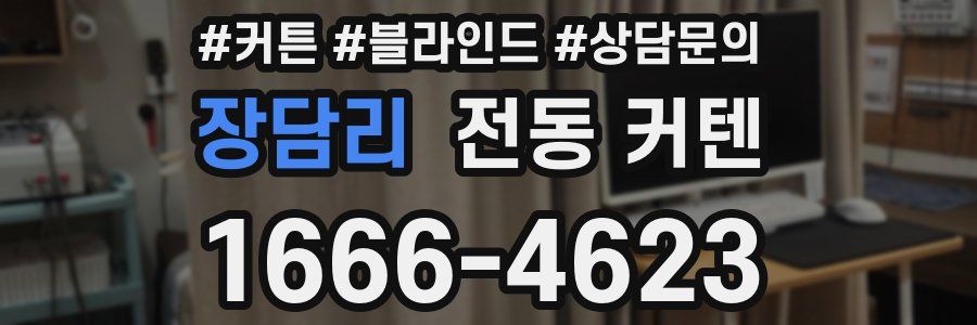 장담리 전동 커텐