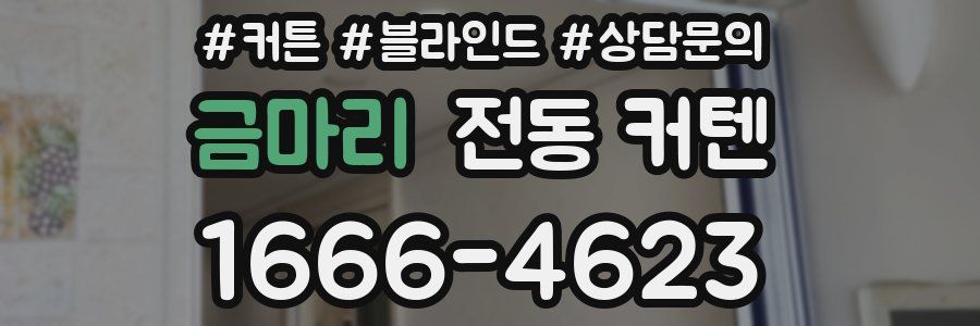 금마리 전동 커텐