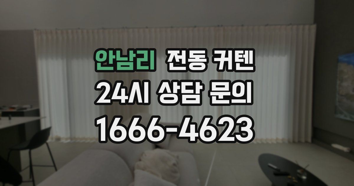 안남리 전동 커텐