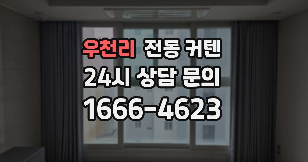 우천리 전동 커텐