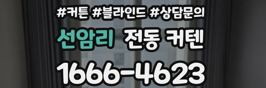 선암리 전동 커텐