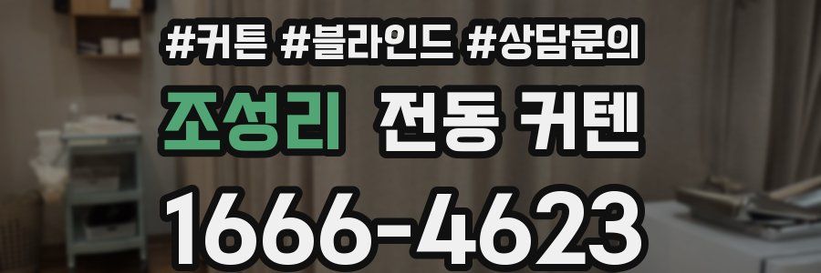 조성리 전동 커텐