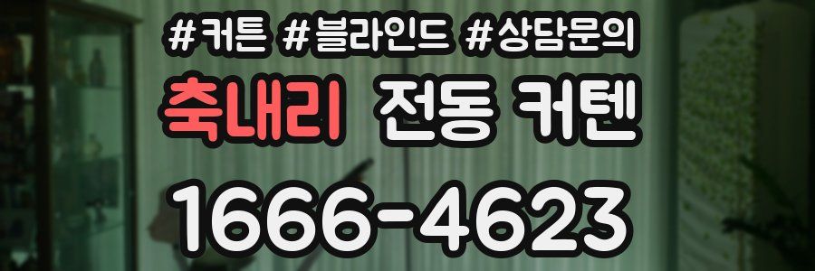 축내리 전동 커텐