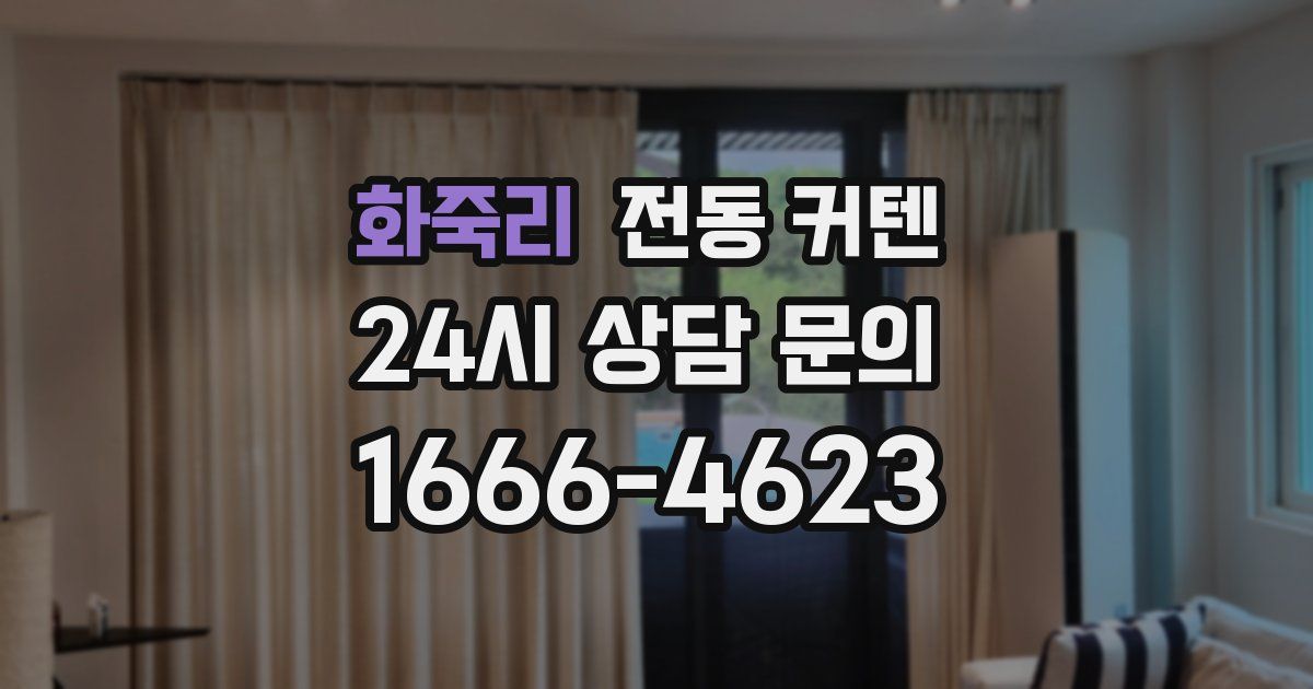 화죽리 전동 커텐