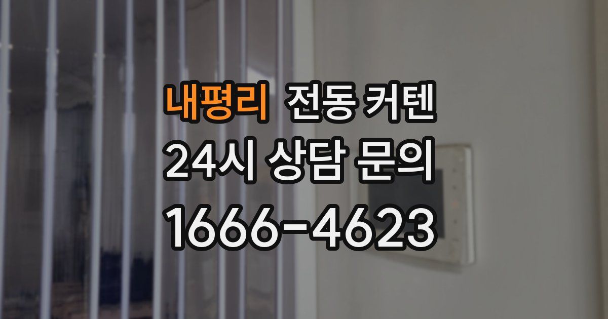 내평리 전동 커텐
