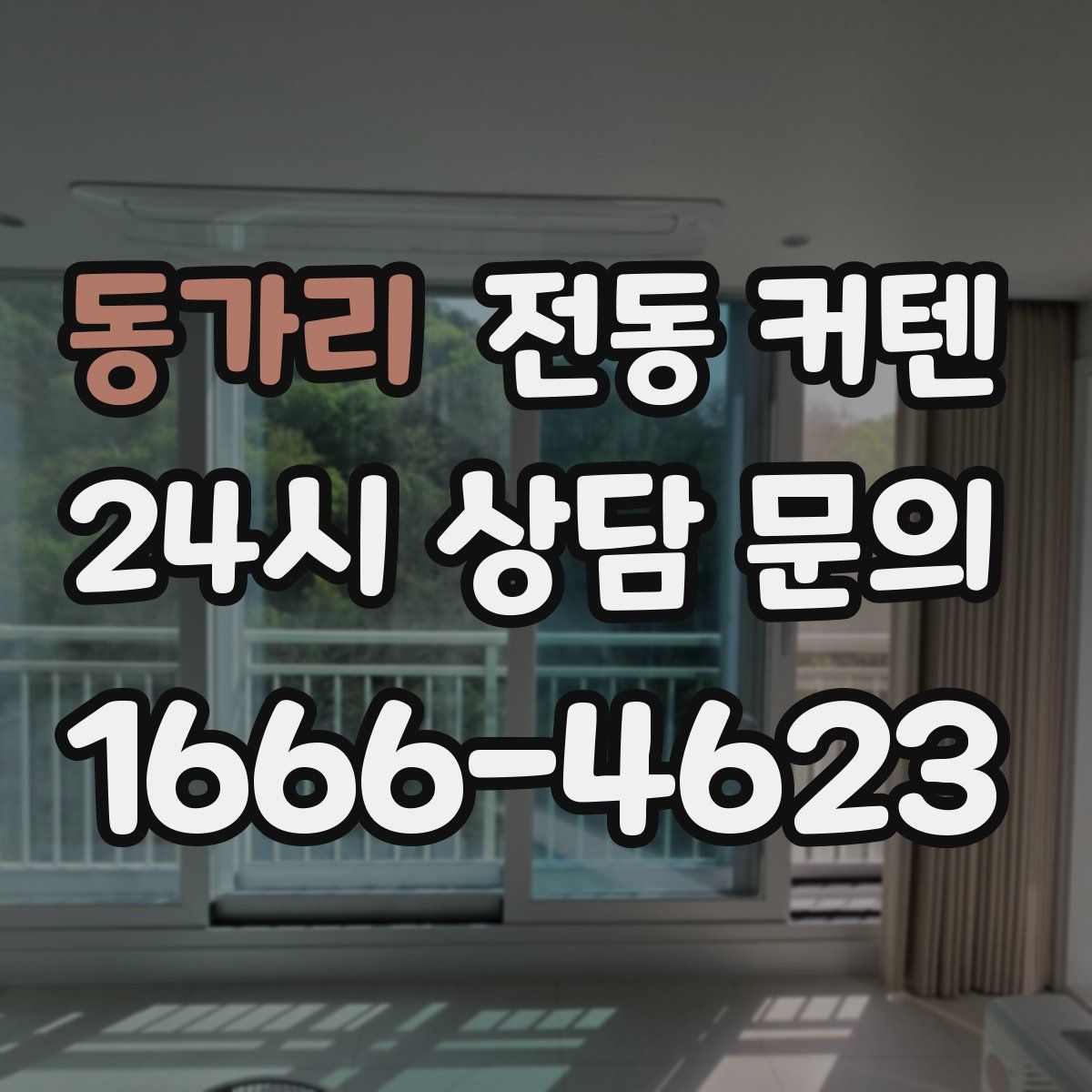 동가리 전동 커텐
