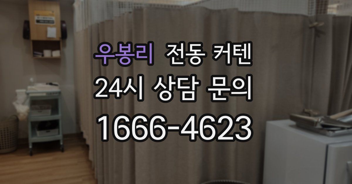 우봉리 전동 커텐