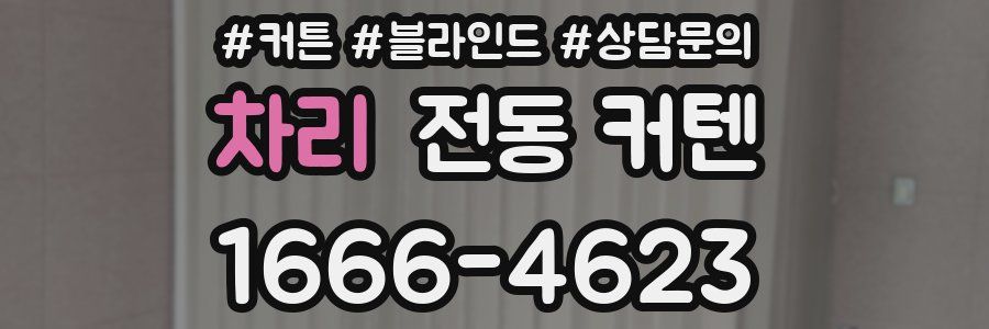 차리 전동 커텐