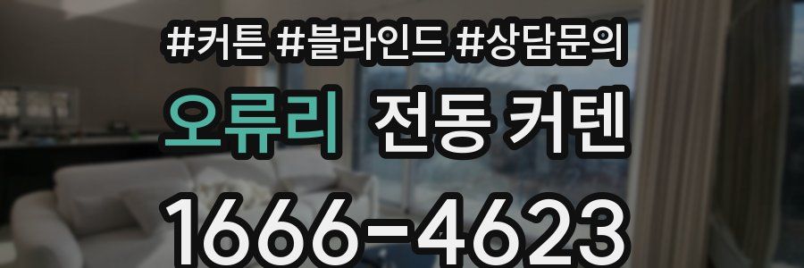 오류리 전동 커텐