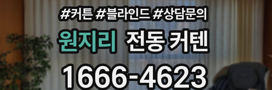 원지리 전동 커텐