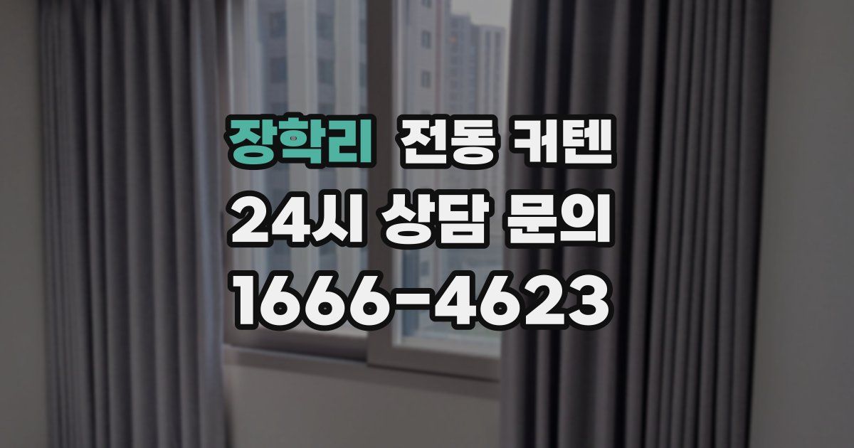 장학리 전동 커텐