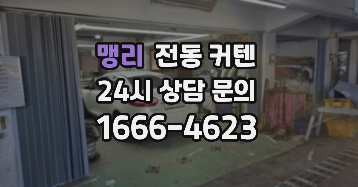 맹리 전동 커텐