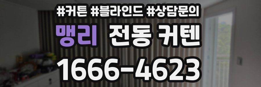 맹리 전동 커텐