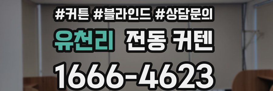 유천리 전동 커텐